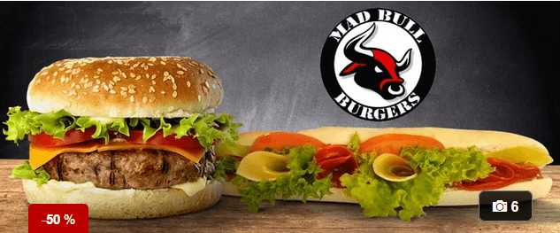 Vynikající burgery, bagety či wrapy(Sokolov)