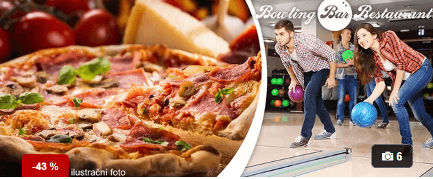 2 poctivé pizzy a příjemná 10% sleva na bowling