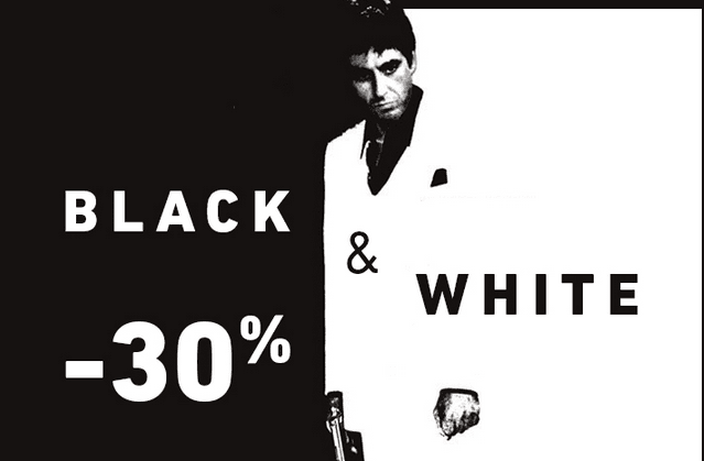 Sleva 30% na všechny černobílé plakáty