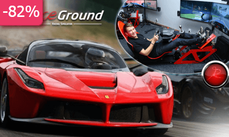 ZÁVODNÍ JÍZDY na automobilovém 3D simulátoru