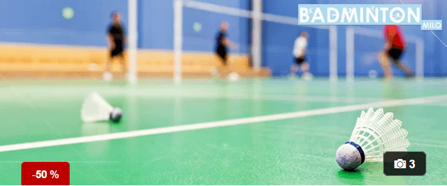 Hodinový pronájem kurtu v Badminton Milo