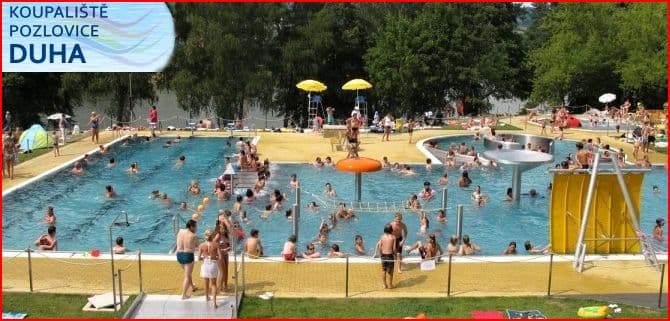 Celodenní vstupenka na koupaliště Duha(Pozlovice)