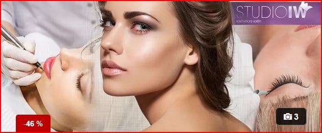 Permanentní make-up očních linek, obočí nebo rtů