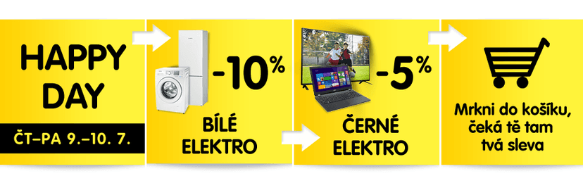Okay - slevy 10% a 5% na vše - jen 9.-10.7.