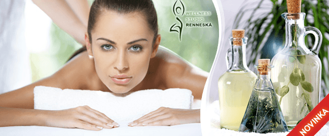 Relaxační AROMA MASÁŽ v délce 30 nebo 45 minut