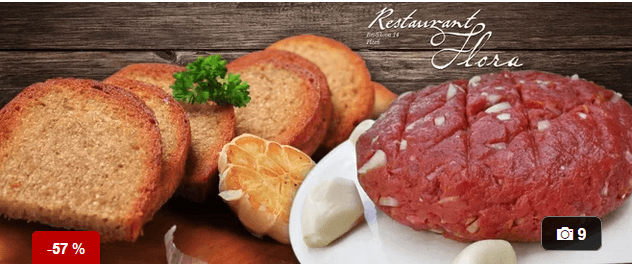 500 g znamenitého tatarského bifteku