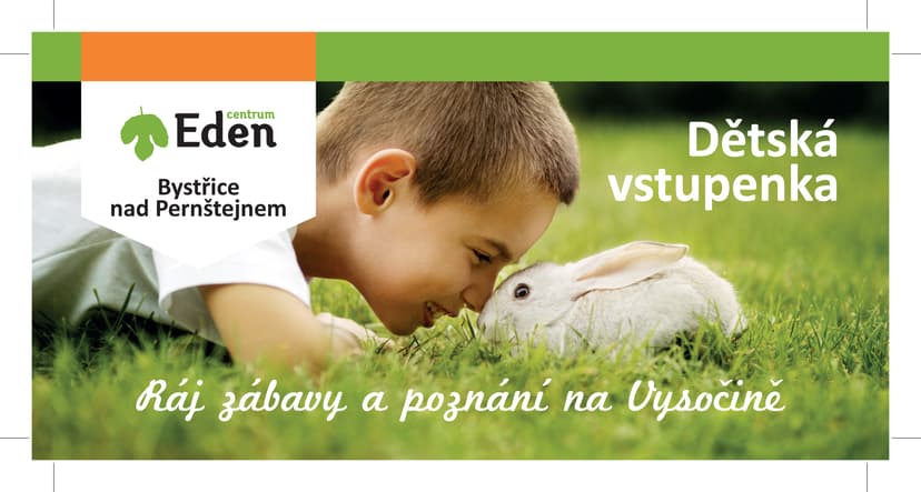 Dětské vstupné do centra EDEN