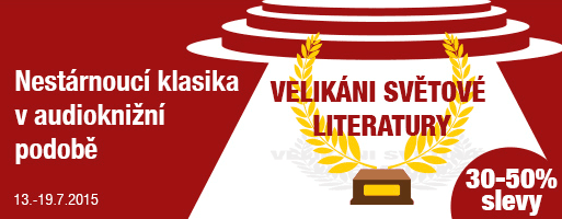Audioknihy - klasická díla se slevou 30-50%