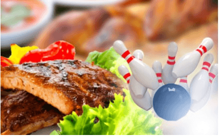 Hodina bowlingu a labužnický tác v Ludgeřovicích