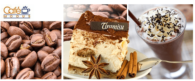Kafíčko nebo frappé,domácí tiramisu,klídek,noviny