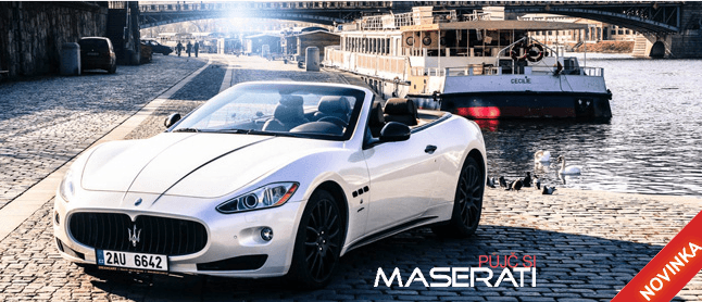 JÍZDA V MASERATI GrandCabrio, Praha!