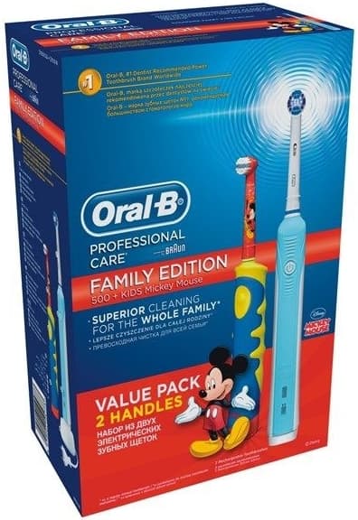Rodinné balení el. kartáčku Oral B - sleva 600 Kč