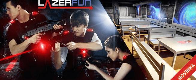 LASER GAME až pro 8 osob