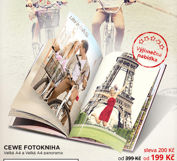 Fotoknihy z vašich prázdnin - sleva 200 Kč