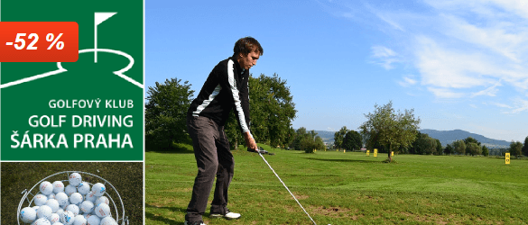 Čtyři vstupy na Golf driving 