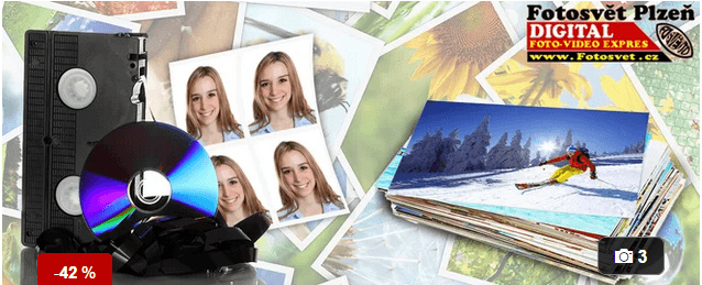 Vyvolání 100 fotografií a průkazové fotografie