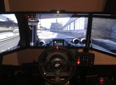 3D automobilové závodní simulátory