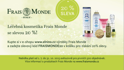 FRAIS MONDE – SLEVA 20% NA NÁKUP
