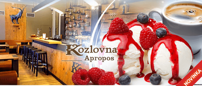 3 kopečky vanilkové ZMRZLINY s Malinami a Espresso