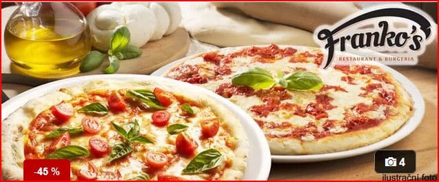 2 hojně zdobené pizzy dle vlastního výběru