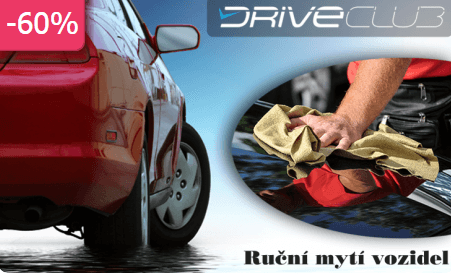 60% sleva na ruční mytí auta 