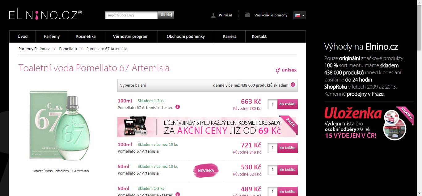 POMELLATO 67 Artemisia, 100 ml - sleva 100 Kč