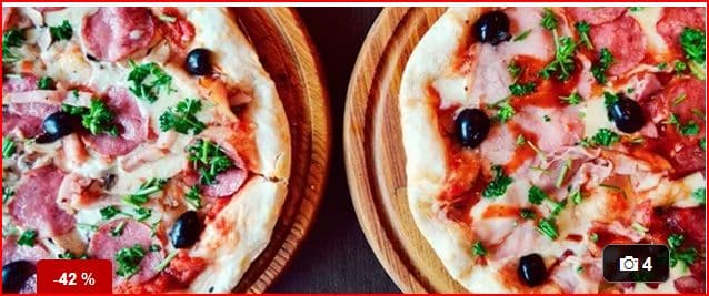 Dvě libovolné křupavé pizzy dle výběru