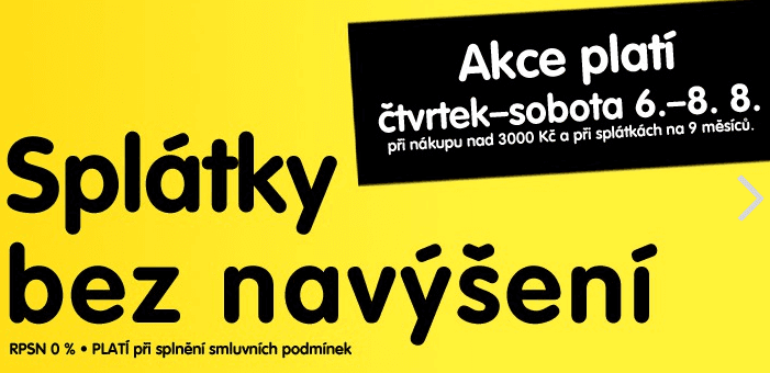 Okay doprava zdarma + splátky bez navýšení