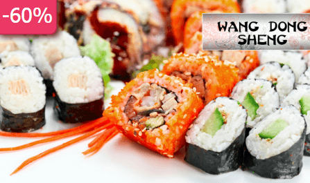 60% sleva na SUSHI a SUSHI SETY