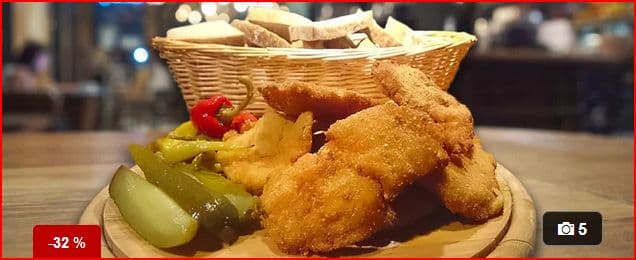 300gramový mix smažených řízečků