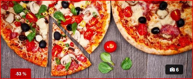 2 italské pizzy v originální pizzerii
