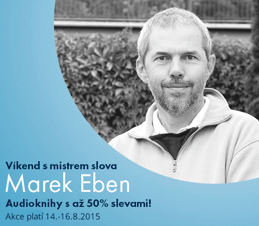 Sleva 50% na audioknihy namluvené Markem Ebenem