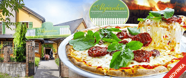 32cm PIZZA dle výběru s 50% SLEVOU! 