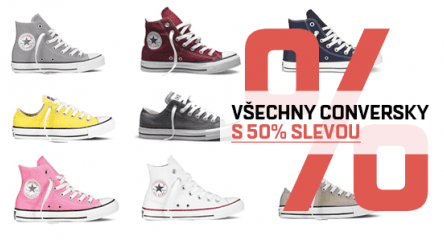 Sleva 50% na značku Converse