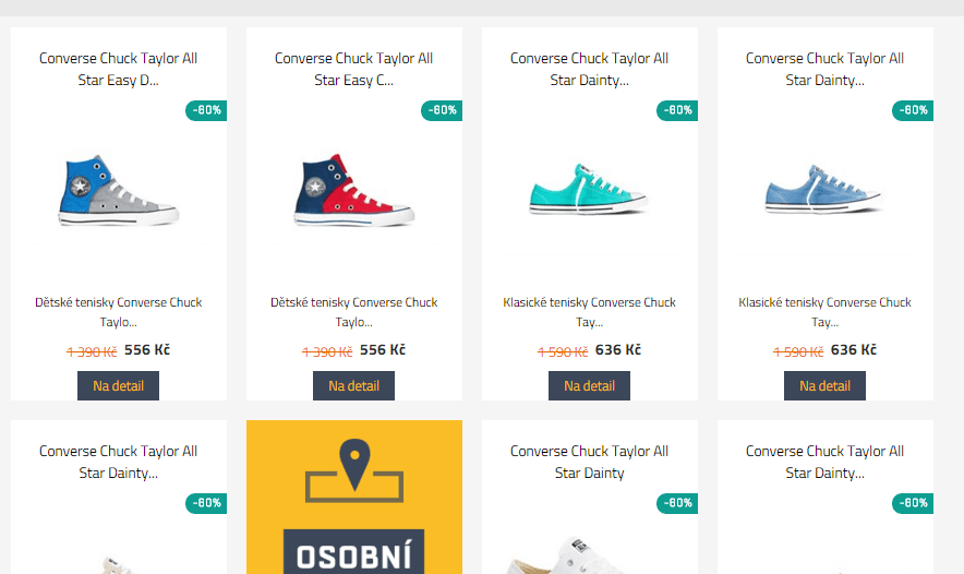 Sleva 50% na značku Converse