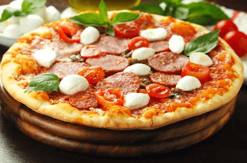 2x pizza v Ristorante Cappuccini v Praze