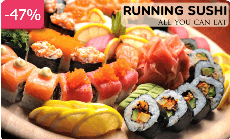 RUNNING SUSHI v restauraci Asia & Sushi v K.Varech