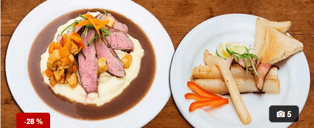 3chodové degustační menu pro dva