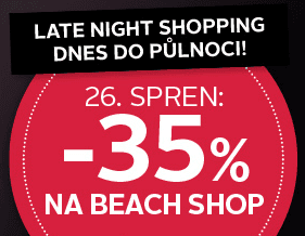 Jen dnes - sleva 35% na vše z plážové módy