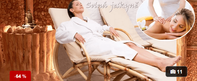 Blahodárný odpočinek v solné jeskyni Grotto