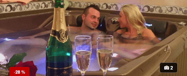 50 minut pohody pro dva v soukromé vířivce