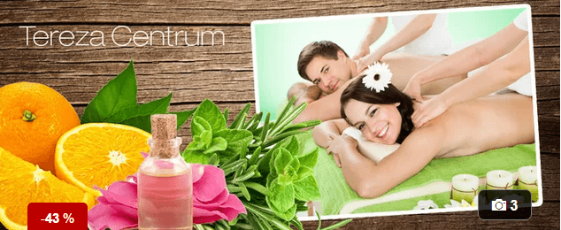 30–120 min relaxačních aromaterapeutických masáží