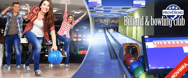 BOWLING - 1 hodina až pro 8 přátel!