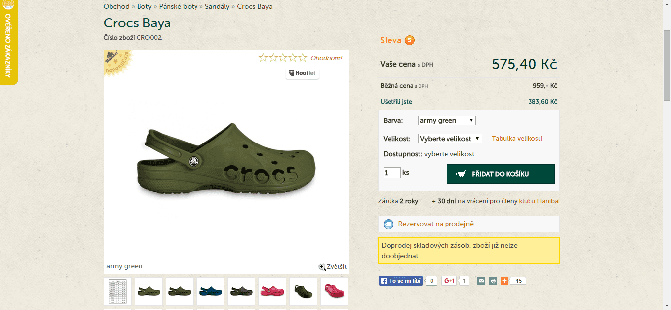 Crocs Baya Navy - nejlevněji