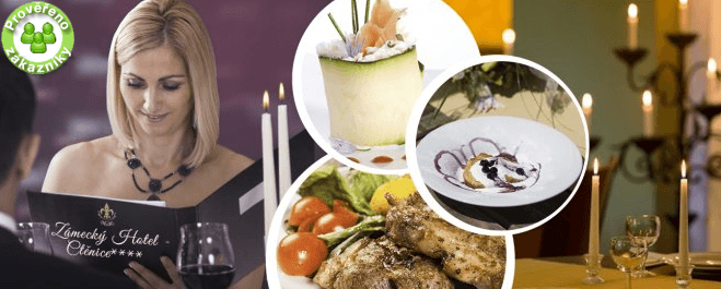 6 chodové degustační menu pro dva 