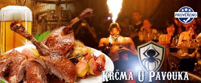 Středověké 5chodové MENU s pečenou KACHNOU
