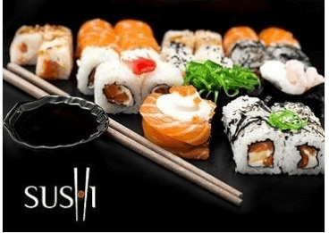 SUSHI SET KAWASAKI s sebou