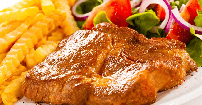 2x 200gramový grilovaný steak