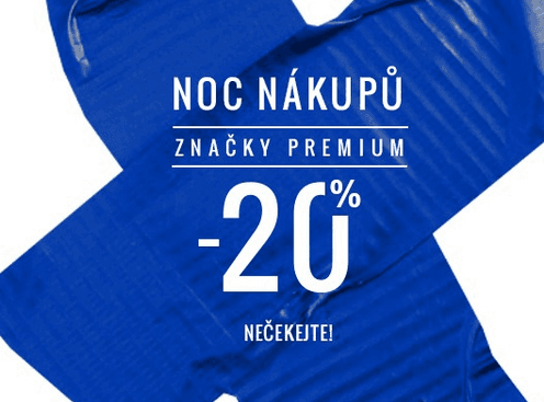 Sleva 20% na prémiové značky