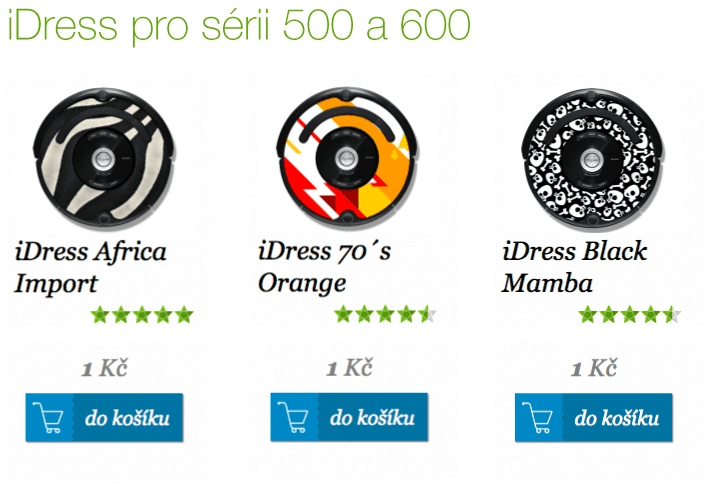 iDress pro iRobot - jen za korunu